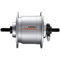 Shimano dynamo naaf 100/36 zilver dh-c3000 6v/3.0w moer - thumbnail