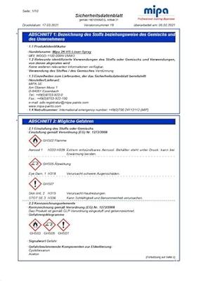 Mipa verdunner "hs-löser" 2k-hs solvent 400 mlkg - thumbnail