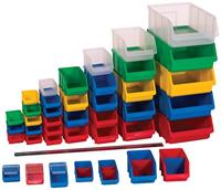 Hunersdorff Magazijnbak | L216/183xB102xH74mm | PP rood | stapelbaar | 18 stuks - 682100 682100 - thumbnail