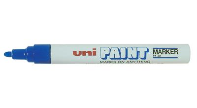 Permanente markeerstift Uni-Ball PX-20 Blauw (12 Stuks) Permanente markeerstift Uni-Ball PX-20 Blauw (12 Stuks)