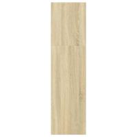 Boekenkast 40x30x114 cm bewerkt hout sonoma eikenkleurig - thumbnail