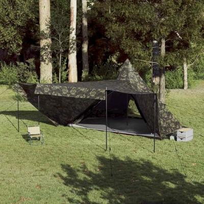 VidaXL Tipitent 8-persoons camouflage waterdicht
