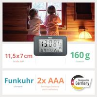 Mebus 51460 Wekker Zendergestuurd Antraciet Alarmtijden 2 - thumbnail