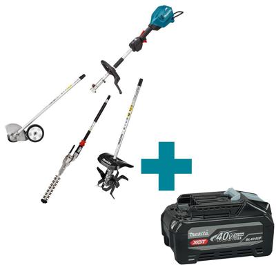 Makita UX01GZ13 Accu Combisysteem + Kantensnijder, Cultivator & Struiksnoeier XGT 40V Max Basic Body Makita UX01GZ13 Accu Combisysteem + Kantensnijder, Cultivator & Struiksnoeier XGT 40V Max Basic Body