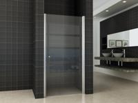 Saqu Swing Nisdeur met profiel 100x202 cm Aluminium Nanoglas - thumbnail