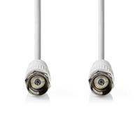Nedis CSGB41000WT30 Satelliet- En Antennekabel F Male - F Male 3,0 M Wit - thumbnail