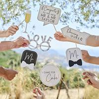 Photo Props Mr & Mrs (12st) - thumbnail