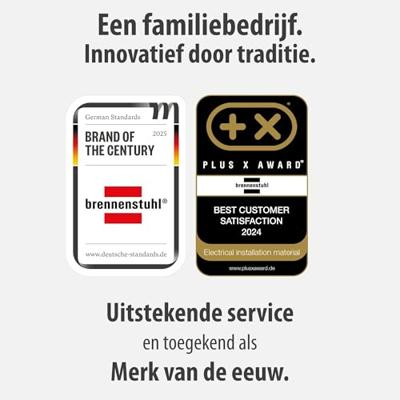 Brennenstuhl 1159760946 Stekkerdoos Zwart Randaarde stekker 1 stuk(s)