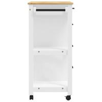 Keukentrolley MONZA 84x40x90 cm massief grenenhout - thumbnail