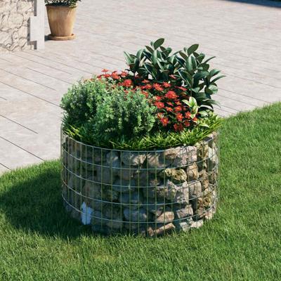 VidaXL Gabion paal rond ø100x50 cm gegalvaniseerd staal VidaXL Gabion paal rond ø100x50 cm gegalvaniseerd staal