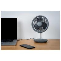 Eurom Vento Cordless Tafelventilator Grijs - thumbnail