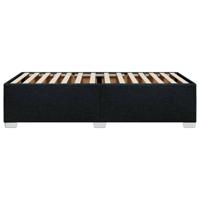 Bedframe zonder matras 90x190 cm stof zwart - thumbnail