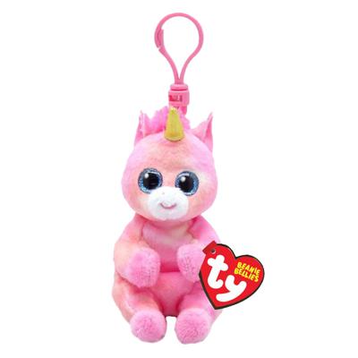 TY Beanie Babies Bellies Clip Knuffel Unicorn Skylar 10 cm TY Beanie Babies Bellies Clip Knuffel Unicorn Skylar 10 cm