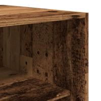 Kledingkast 100x50x200 cm bewerkt hout oud hout - thumbnail