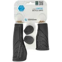 Herrmans Bike Components Oy Herrmans handvatset line dd36 90/125mm zwart - thumbnail
