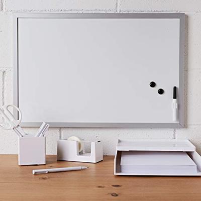 Herlitz 10524627 10524627 Magneettafel, Whiteboard (b x h) 400 mm x 600 mm Zilver
