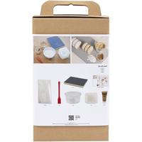 Creativ Company Hobbyset hars gieten, beeldje, beige, off white, 1 doos - thumbnail