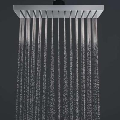 Regendouche set HansGrohe Vernis Shape Showerpipe 230 1 Jet met Douchethermostaat EcoSmart Mat Zwart