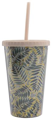 HEMA Drinkbeker Met Rietje 500 Ml HEMA Drinkbeker Met Rietje 500 Ml