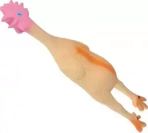 Latex kip klein hondenspeelgoed