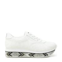 Desigual plateau sneakers wit - thumbnail