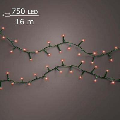 LED compact twinkel lights 750 rood