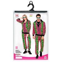 Neon Rave Trainingspak Zebraprint Gekleurd - thumbnail
