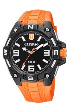 Horlogeband Calypso K5761-3 Silicoon Oranje 22mm Horlogeband Calypso K5761-3 Silicoon Oranje 22mm