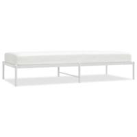 Bedframe metaal wit 90x200 cm - thumbnail