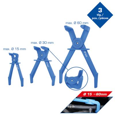 Brilliant Tools BT521015 Slang-afklemm-tangset, 90° haaks, 3-delig
