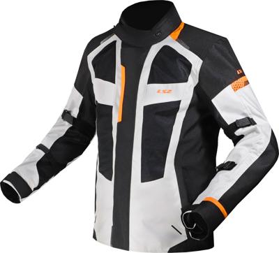 LS2 "scout" jas jacket scout man black gray orange xl