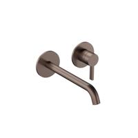 Hotbath Ace Afbouwdeel - voor wastafelmengkraan - 20cm uitloop - Geborsteld Koper PVD AC105EXTBCP - thumbnail