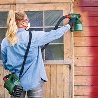 Bosch Home and Garden EasySpray 18V-100 Accu-verfspuitpistool 18 V Debiet (max.): 100 ml/min Geschikt voor merk Bosch - thumbnail