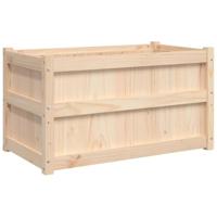 Plantenbak 90x50x50 cm massief grenenhout - thumbnail
