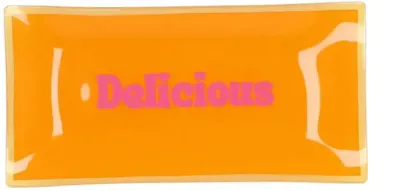 Daan Kromhout Design tegeltje glas delicious 20x10cm