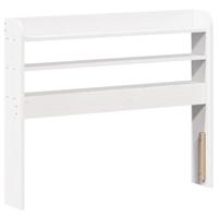 Bedframe zonder matras massief grenenhout wit 120x190 cm - thumbnail