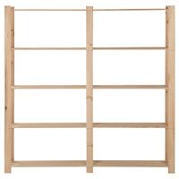 Opbergrek 5-laags 170x28,5x170 cm massief grenenhout - thumbnail