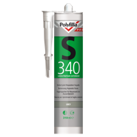 Polyfilla Pro S340 Buitenvoeg Reparatiepasta - Donkergrijs - thumbnail