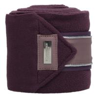 Equestrian Stockholm Fleece Bandages paars maat:one size - thumbnail