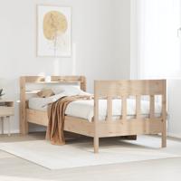 Bedframe zonder matras massief grenenhout 90x190 cm - thumbnail