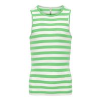 Kids ONLY zomer top meisjes - rib gestreept - groen - Kogkenya - thumbnail
