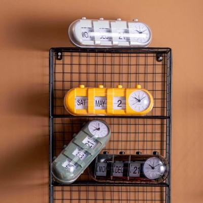 Karlsson - Alarm Clock Retro Tube Calendar Flip Karlsson - Alarm Clock Retro Tube Calendar Flip