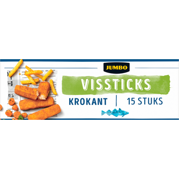 Jumbo Vissticks Krokant 15 Stuks