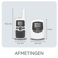 Alecto DBX-80 Babyfoon Wit/Grijs - thumbnail