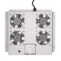 LogiLink FAS122G 19 inch 4 x Ventilator voor patchkast Grijs - thumbnail