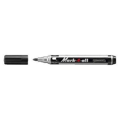 STABILO Mark-4-all permanente marker Ronde punt Zwart 1 stuk(s)