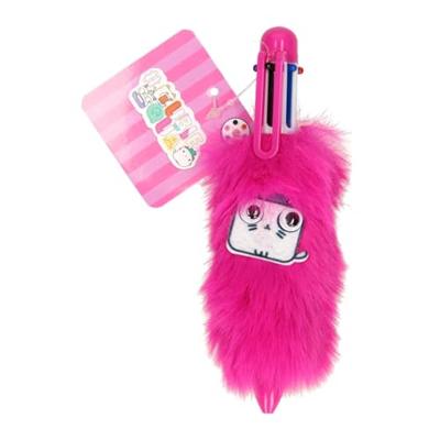 Canenco Pluche meerkleurenpen