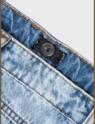 Name it zomer jeans short meisjes - medium blauw denim - Nkfrose