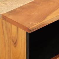 Nachtkastje 40x33x46 cm massief acaciahout - thumbnail