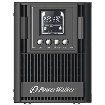 PowerWalker VFI 1000 AT Dubbele conversie (online) 1000 VA 900 W 3 AC-uitgang(en)